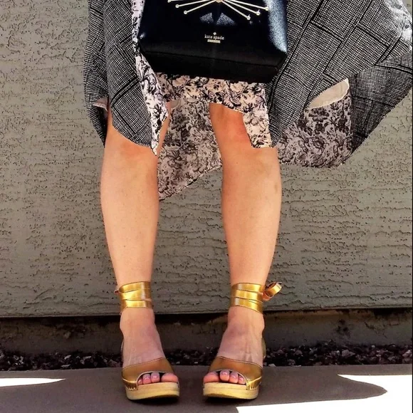 Loeffler Randall X Sven ankle tie clogs Black Leather 40 8.5 9 - Picture 4 of 13